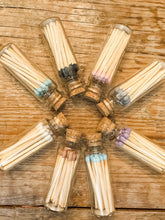 Load image into Gallery viewer, Color Tip Matches in Small Corked Vial