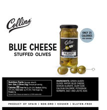 Load image into Gallery viewer, Blue Cheese Cocktail Olives by Collins