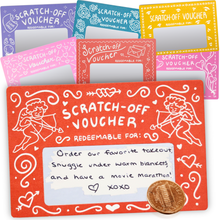 Load image into Gallery viewer, Mini Date Night Shenanigans - Scratch-Off DIY Love Vouchers