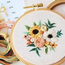 Load image into Gallery viewer, Cozy Harvest Beginner Embroidery Kit