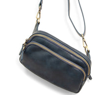 Load image into Gallery viewer, Kylie Double Zip Sling Belt Bag