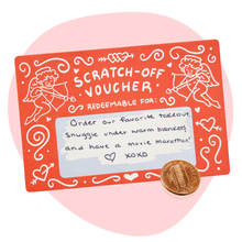 Load image into Gallery viewer, Mini Date Night Shenanigans - Scratch-Off DIY Love Vouchers