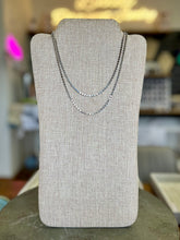 Load image into Gallery viewer, 18K Flat Rhodium Filled Ball Disc Chain