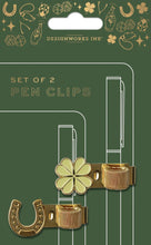 Load image into Gallery viewer, Pen Clips (Set of 2) by Designworks, Ink