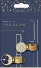 Load image into Gallery viewer, Pen Clips (Set of 2) by Designworks, Ink