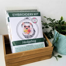 Load image into Gallery viewer, Hedgehog Embroidery Kit