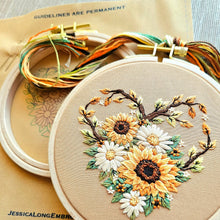 Load image into Gallery viewer, "Fall in Love" Embroidery Kit