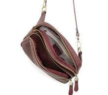 Load image into Gallery viewer, Kylie Double Zip Sling Belt Bag