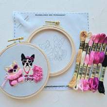 Load image into Gallery viewer, Pawty Time Embroidery Kit