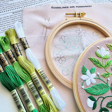 Load image into Gallery viewer, Blissful Blooms Beginner Embroidery Kit