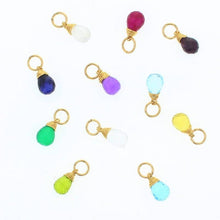 Load image into Gallery viewer, Natural Birthstones Charm