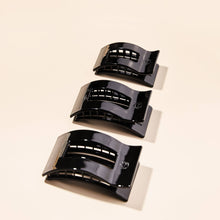 Load image into Gallery viewer, Flat Rectangle Hair Clip | Medium | Jet Black