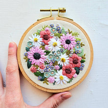 Load image into Gallery viewer, Wildflower Sampler Embroidery Craft Kit