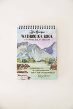 Load image into Gallery viewer, Landscape Watercoloring Book-21Outlines with Video Tutorials
