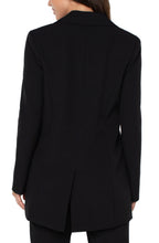 Load image into Gallery viewer, Liverpool Los Angeles Button Front Boyfriend Blazer in Black