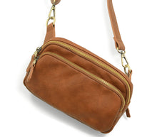 Load image into Gallery viewer, Kylie Double Zip Sling Belt Bag