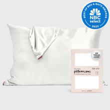 Load image into Gallery viewer, Kitsch Satin Pillowcase in Ivory