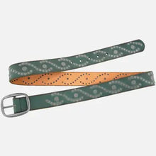 Load image into Gallery viewer, Amsterdam Heritage Irena Vintage Silver Buckle Studded Leather Belt