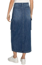 Load image into Gallery viewer, Liverpool Los Angeles Maxi Eco Cargo Skirt in Willow Glen