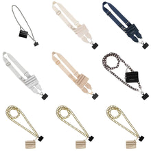 Load image into Gallery viewer, Clip and Go Crossbody Phone Lanyard with Wallet