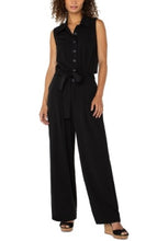 Load image into Gallery viewer, Liverpool Los Angeles Sleeveless Jumpsuit with Wide Leg