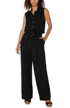 Load image into Gallery viewer, Liverpool Los Angeles Sleeveless Jumpsuit with Wide Leg