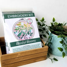 Load image into Gallery viewer, Blissful Blooms Beginner Embroidery Kit