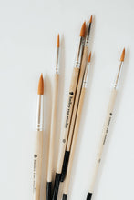 Load image into Gallery viewer, Round Tip Watercolor Brush Set -- 6 piece