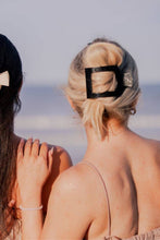 Load image into Gallery viewer, Square Flat Hair Clip | Large | Jet Black