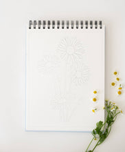 Load image into Gallery viewer, Floral Watercoloring Book - Outlines with Video Tutorials