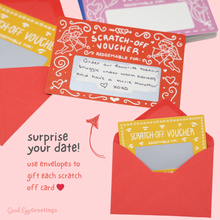 Load image into Gallery viewer, Mini Date Night Shenanigans - Scratch-Off DIY Love Vouchers