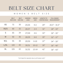 Load image into Gallery viewer, Britta | Vintage Silver Buckle Studded Leather Belt Women