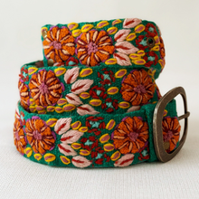 Load image into Gallery viewer, Autumn Sonata Embroidered Wool Belt