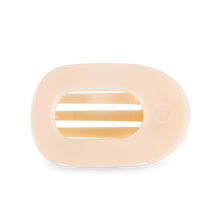 Load image into Gallery viewer, Round Flat Hair Clip | Medium | Almond Beige