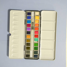 Load image into Gallery viewer, 24 Color Watercolor Paint Palette