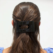Load image into Gallery viewer, Flat Rectangle Hair Clip | Medium | Jet Black