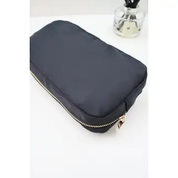 Solid Makeup Organizer Travel Pouch