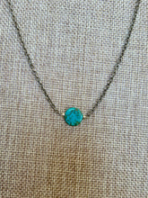Load image into Gallery viewer, Handmade Sterling Silver and Turquoise Necklace
