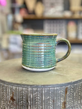 Load image into Gallery viewer, Pottery by Lori Green Ribbed Mug
