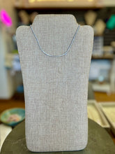Load image into Gallery viewer, 18K Rhodium Chain with Round CZ Choker (sm)

