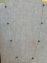 Load image into Gallery viewer, Handmade Sterling Silver and Lapis Necklace
