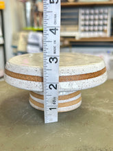 Load image into Gallery viewer, Pottery by Lori Small White Cake Stand/Riser
