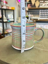 Load image into Gallery viewer, Pottery by Lori Ribbed Green Mug
