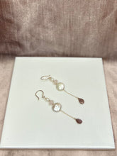 Load image into Gallery viewer, Locally Made Pearl and Moonstone Earrings
