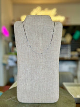Load image into Gallery viewer, 18K Small Flat Rhodium Filled Ball Disc Necklace
