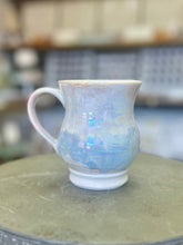 Load image into Gallery viewer, Pottery by Lori White Iridescent Mug
