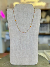 Load image into Gallery viewer, 18K Colored Stone and Pearl Necklace
