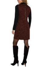 Load image into Gallery viewer, Liverpool Los Angeles Sleeveless Shift Dress in Bordeaux Multi
