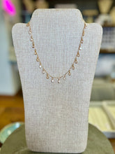 Load image into Gallery viewer, 18K Teardrop CZ Choker Necklace
