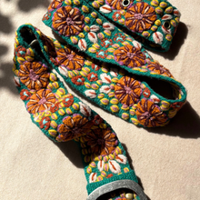Load image into Gallery viewer, Autumn Sonata Embroidered Wool Belt
